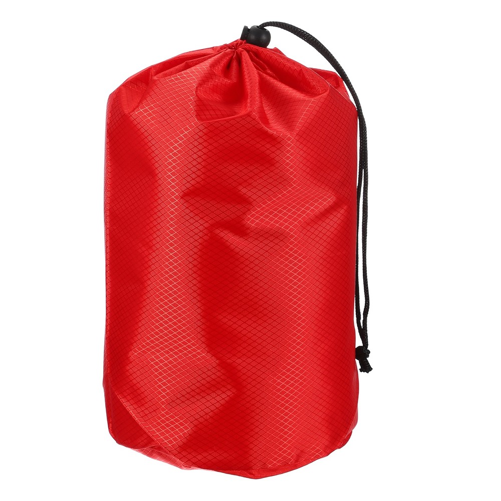 Stuff Sack, Nylon Waterproof Storage Sacks, 7x13Inch (Red)