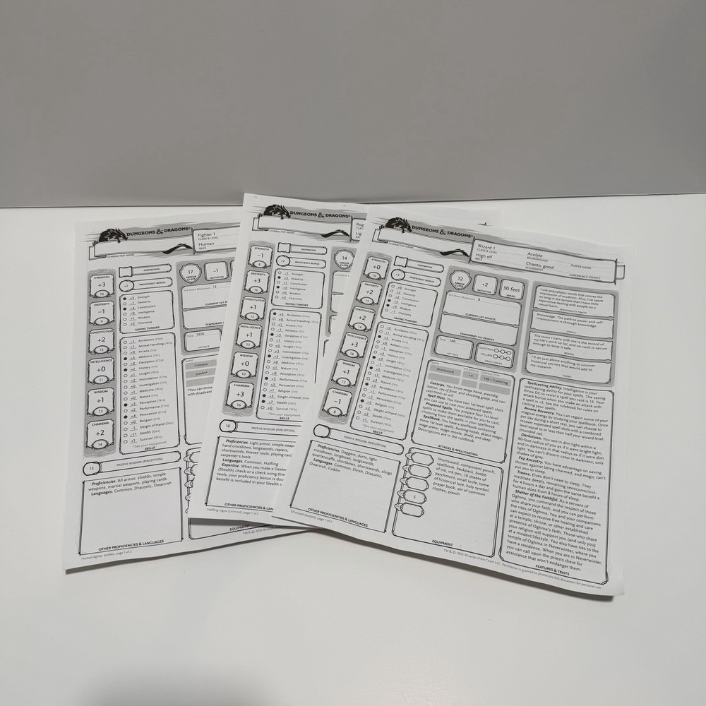 Dungeons & Dragons Starter Set D&D Strategy Game Not Complete