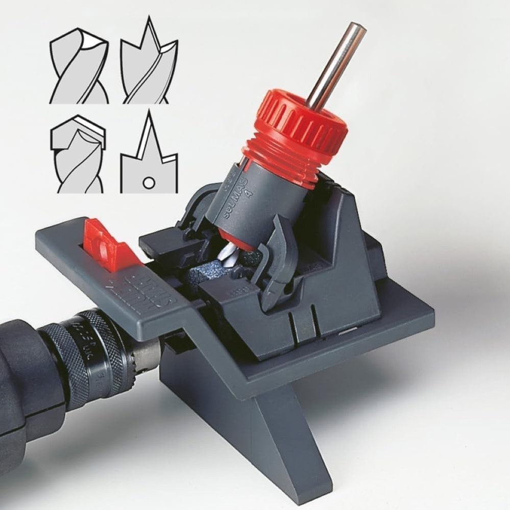 Dual-Purpose Drill Bit Sharpener Kit