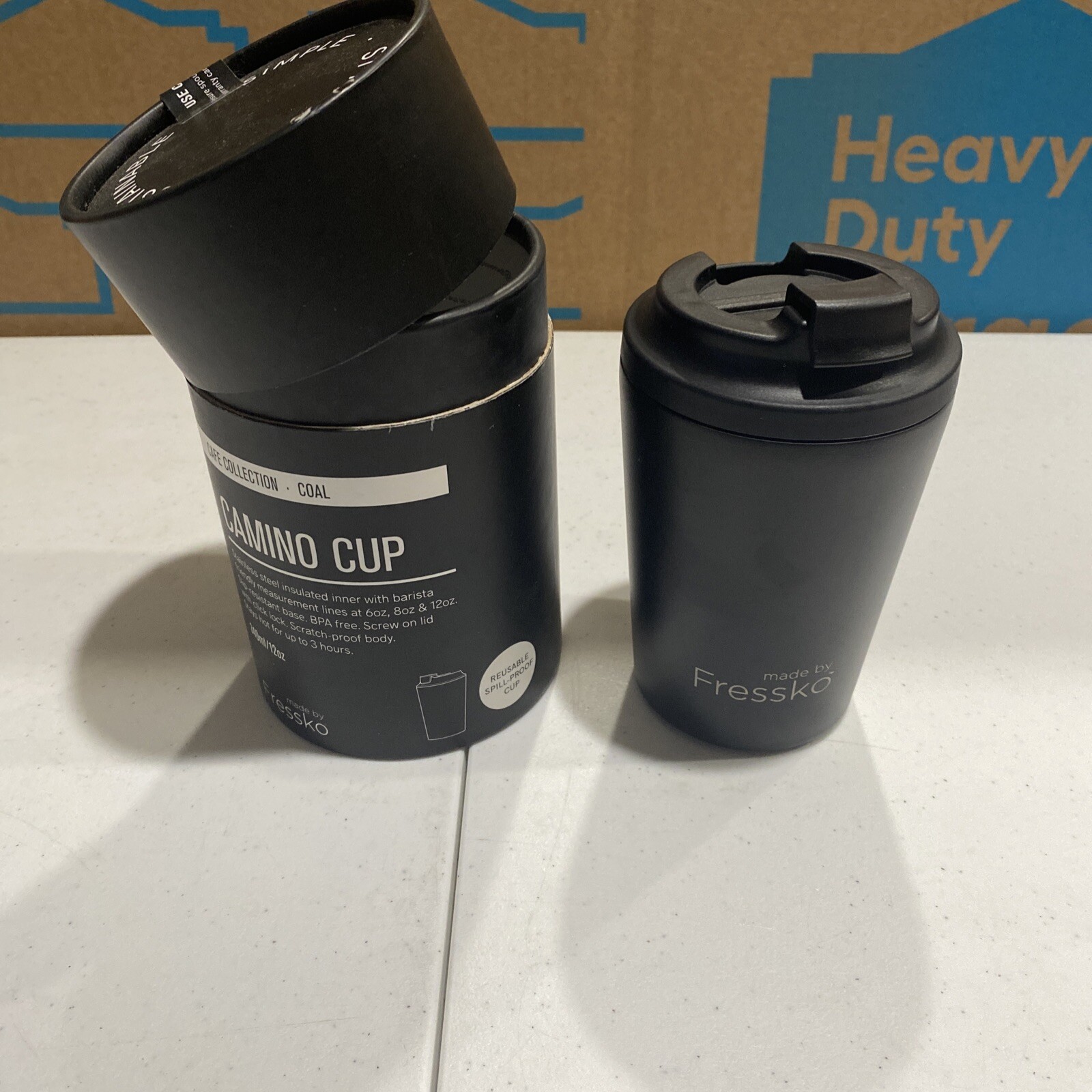 Fressko Reusable Cup Camino (340ml) 12oz- Coal