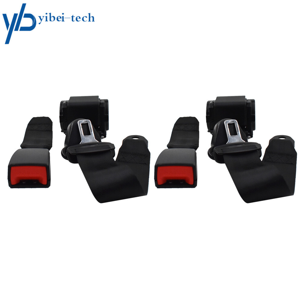 For Jeep CJ YJ Wrangler 1982-1995 2Pcs Universal 3 Point Retractable Seat Belts