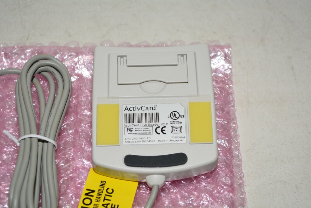 Box With 50x ActivCard USB Reader v2.0