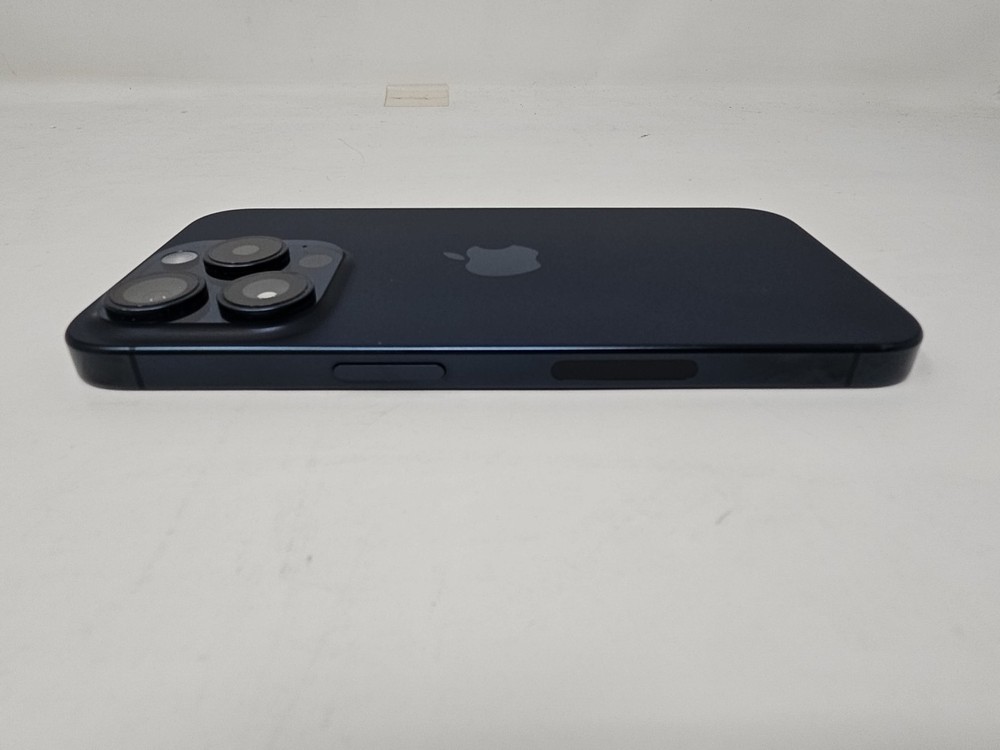 Apple iPhone 15 Pro Backhousing Used Replacement Part OEM- Blue Titanium