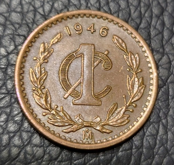 1946 Mexico 1 Centavo Coin