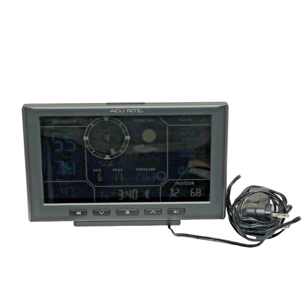 AcuRite 01141 Professional Iris Weather Digital Display Temp Humidity Wind Rain