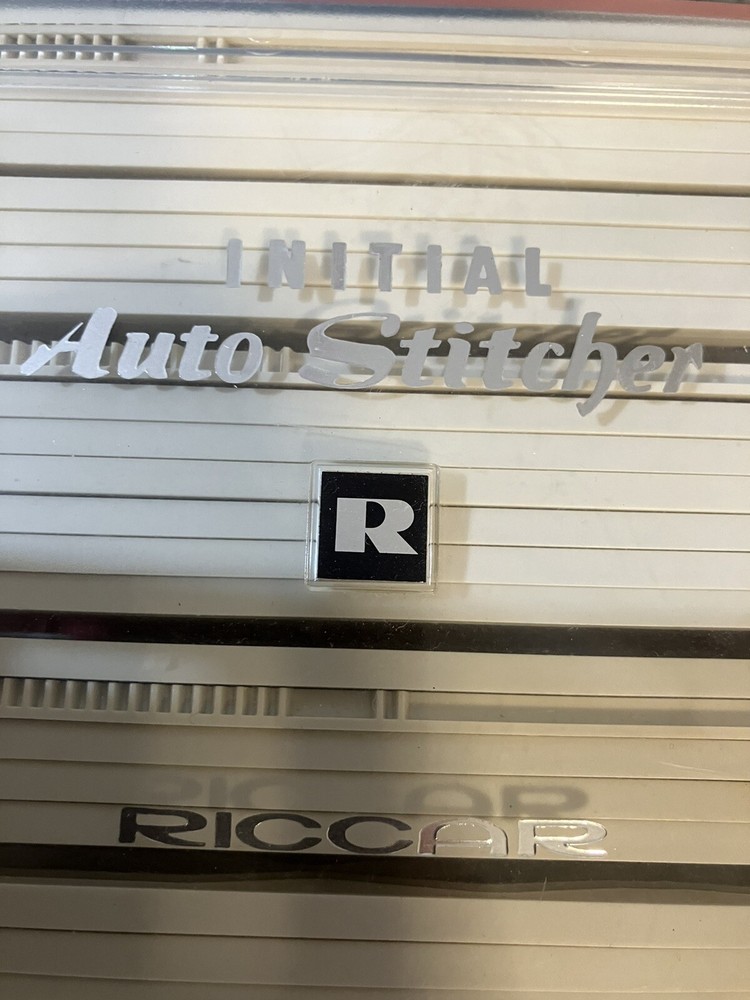 Riccar Monogrammin With Auto Stitcher Letters A-Z