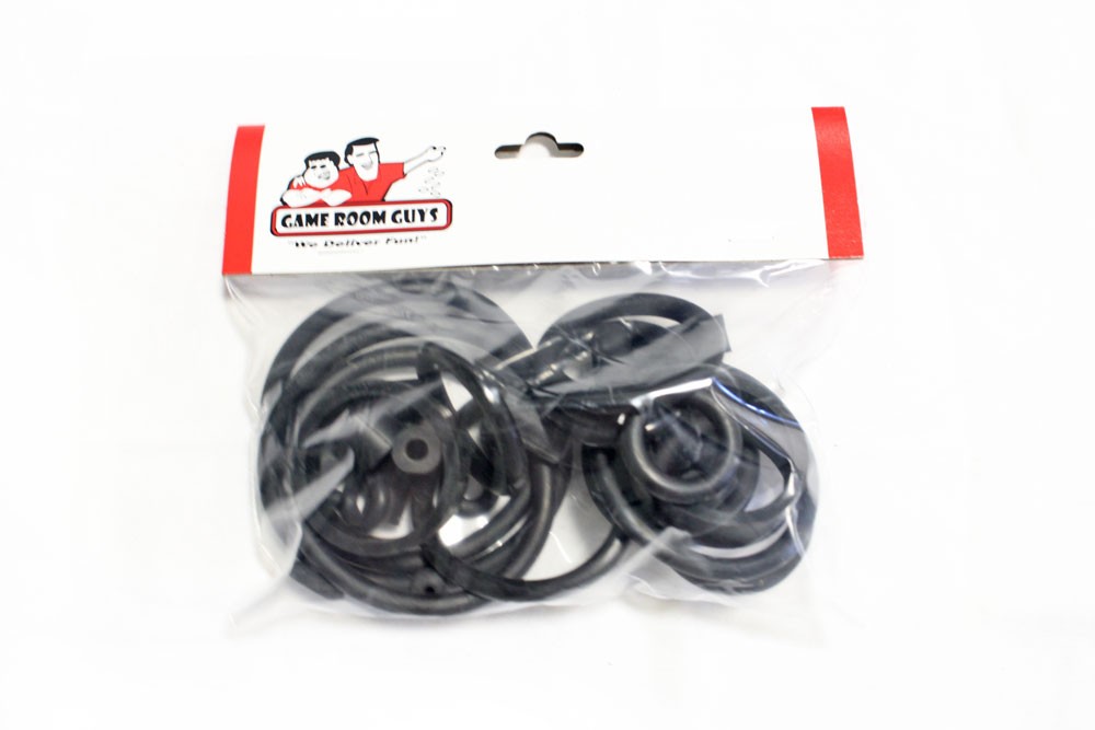 Data East Checkpoint Pinball Machine Replacement Repair Rubber Ring Kit Black
