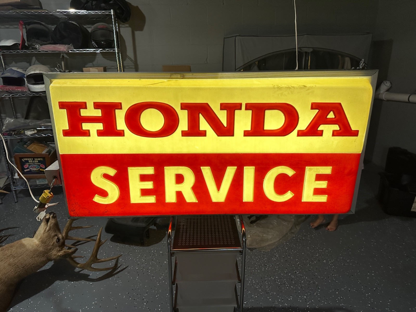 ORIGINAL DEALER HONDA SERVICE SIGN