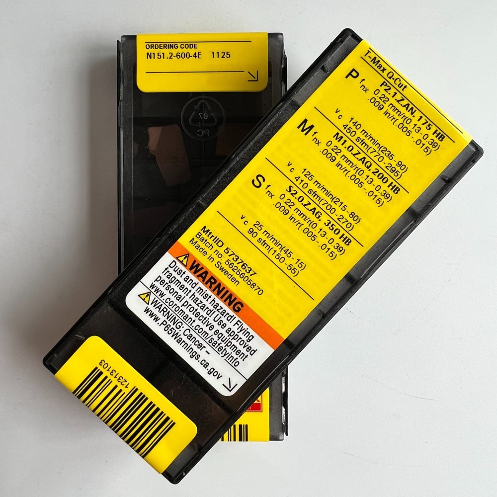 10Pcs/BOX Sandvik N151.2-600-4E 1125