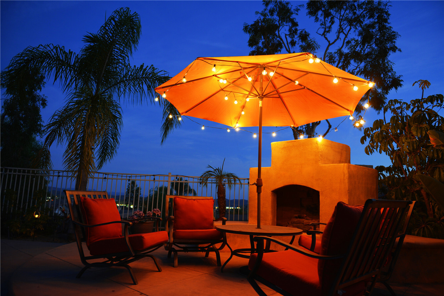 Outdoor String Lights 25 Feet 50feet 100 feet G40 Globe Patio Lights Waterproof