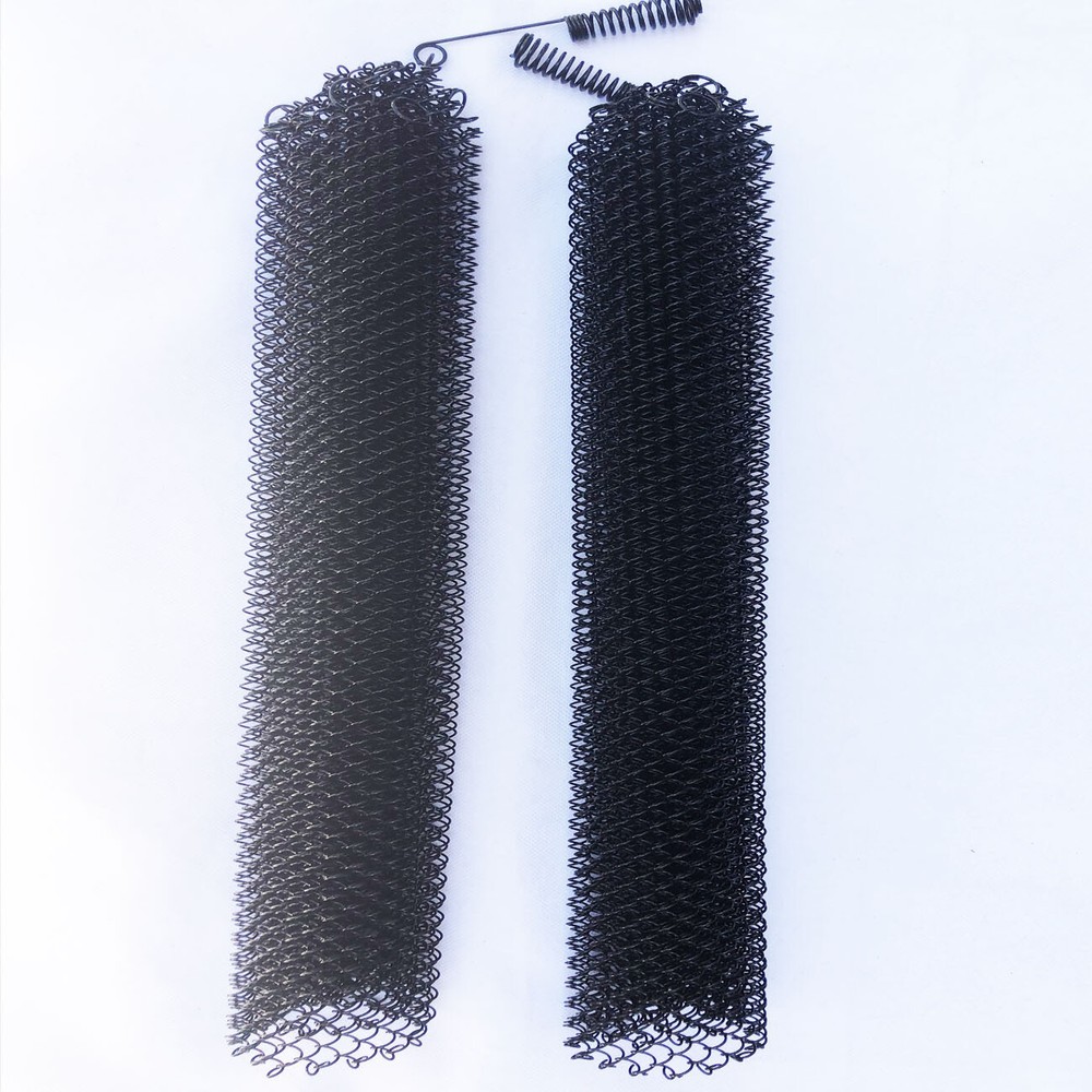 GOODVIEW Fireplace Mesh Screen Curtain Two Panel with Rings and Screen More Size