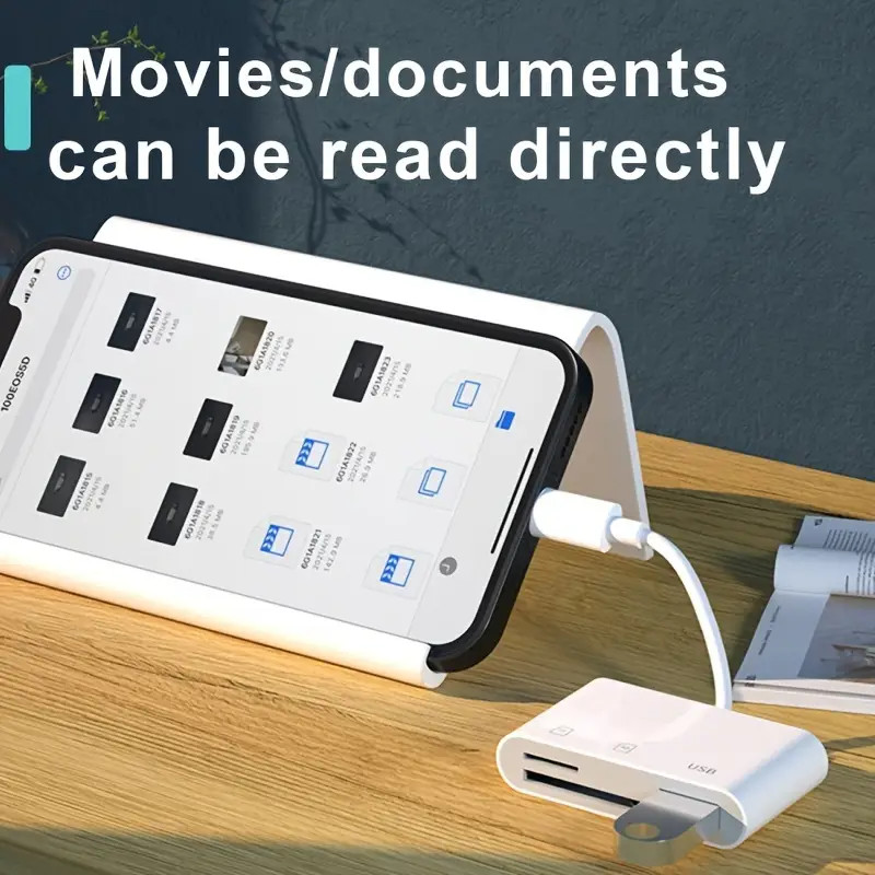 TF/SD Card Adapter Camera Reader Android Type-c For iPhone16 Pro Max Plus LOT