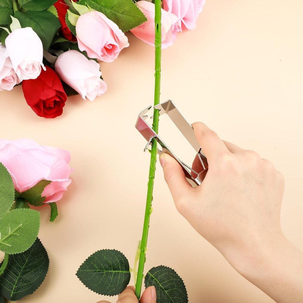 Rose Thorn Stripper Tool Thorn Remover Leaf Stripping Tool Stem and Leaf Remover