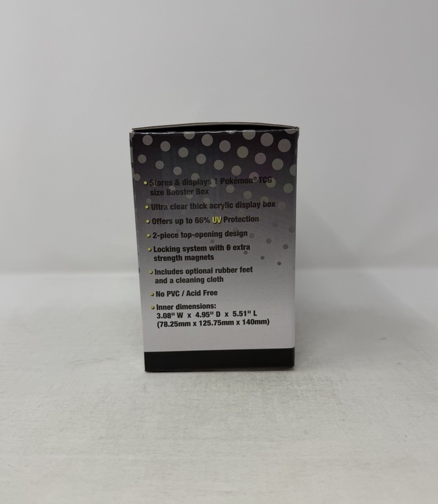 Ultra Pro Acrylic Display Case For Pokemon Size Booster Boxes