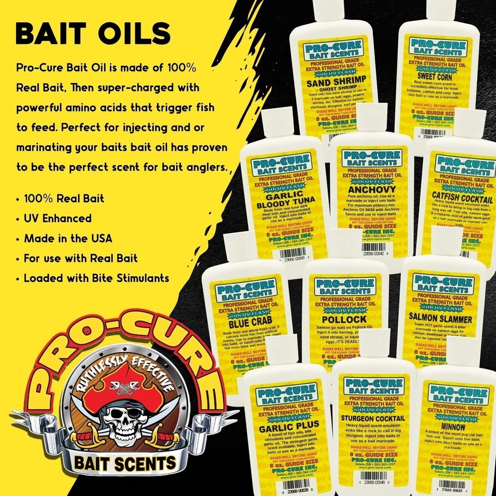 Pro-Cure Anchovy Bait Oil, 2 Ounce