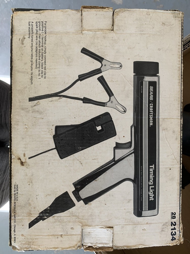 Vintage Sears Craftsman Inductive Timing Light Model 161.2134