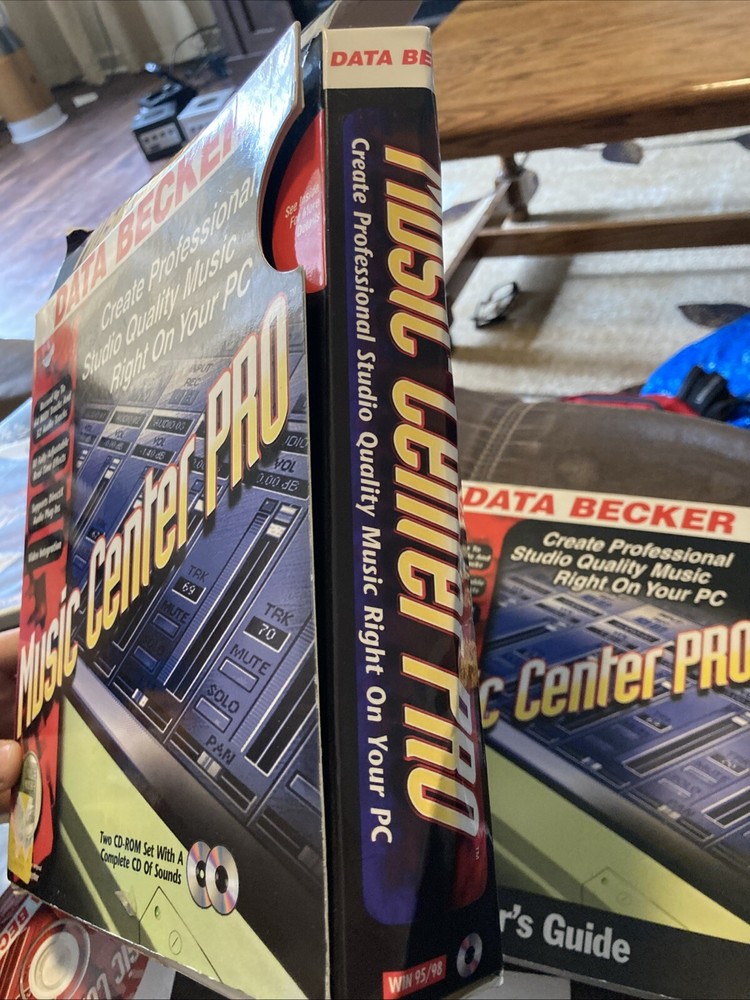 Vintage 2000 Data Becker Music Center Pro Software, Complete/Win 95/EUC