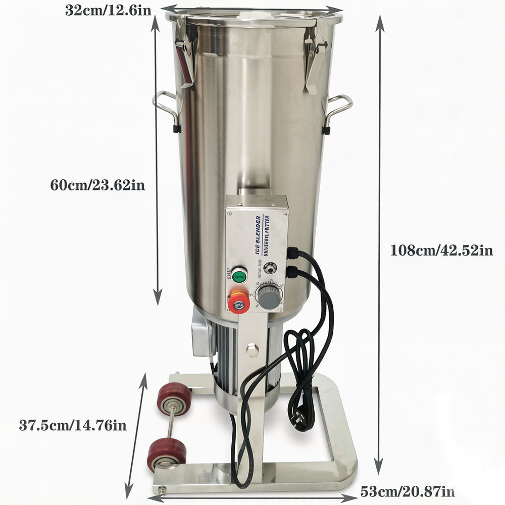 45L Fruit Vegetable Sauce Making Machine High-speed spice Grinder Meat Crusher
