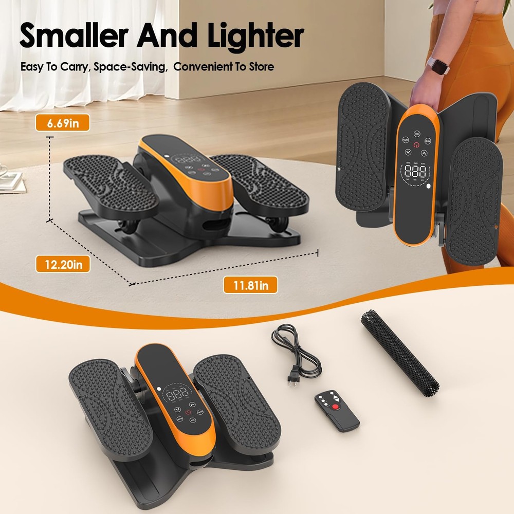 Under Desk Elliptical Machine for Senior 12 Speed Leg Exerciser While Sitting...