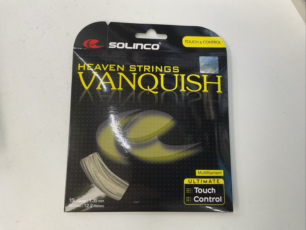 3 Pack Solinco Vanquish 15Lg/1.35mm Natural Strings