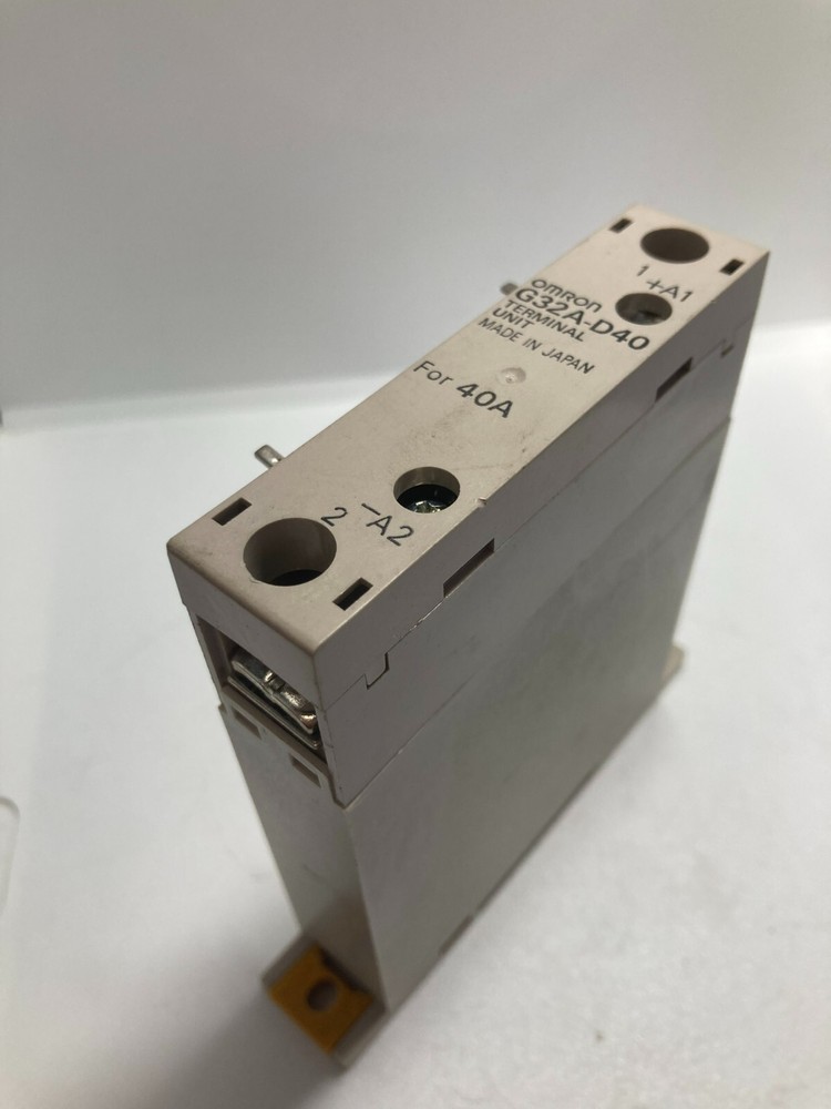OMRON G32A-D40 TERMINAL UNIT RELAY SOLID STATE 40A