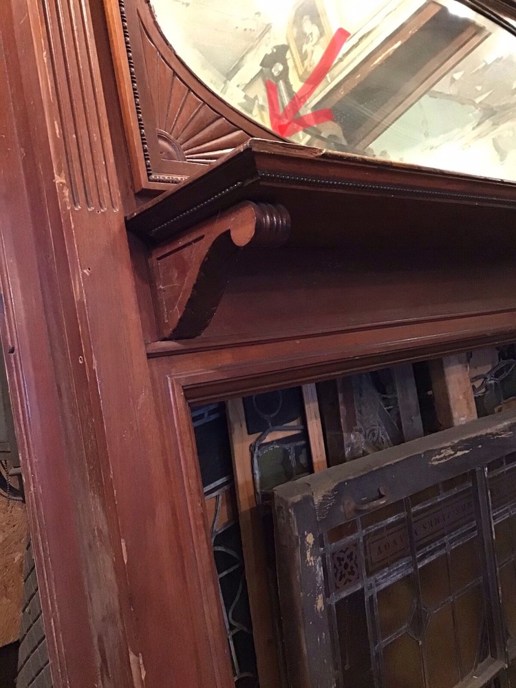 fireplace mantle
