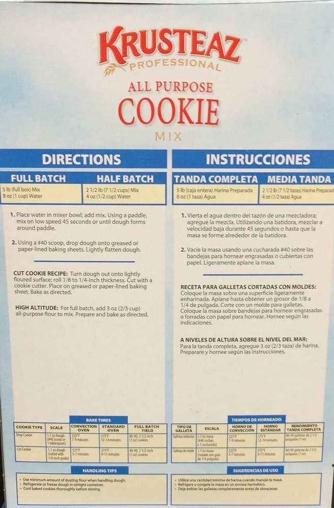 Krusteaz All Purpose Cookie Mix, 5-Pounds