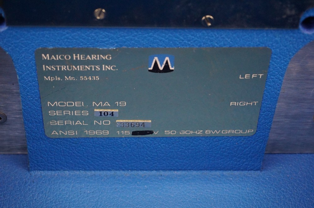 Maico Hearing MA-19 AudioMeter Hearing Tester