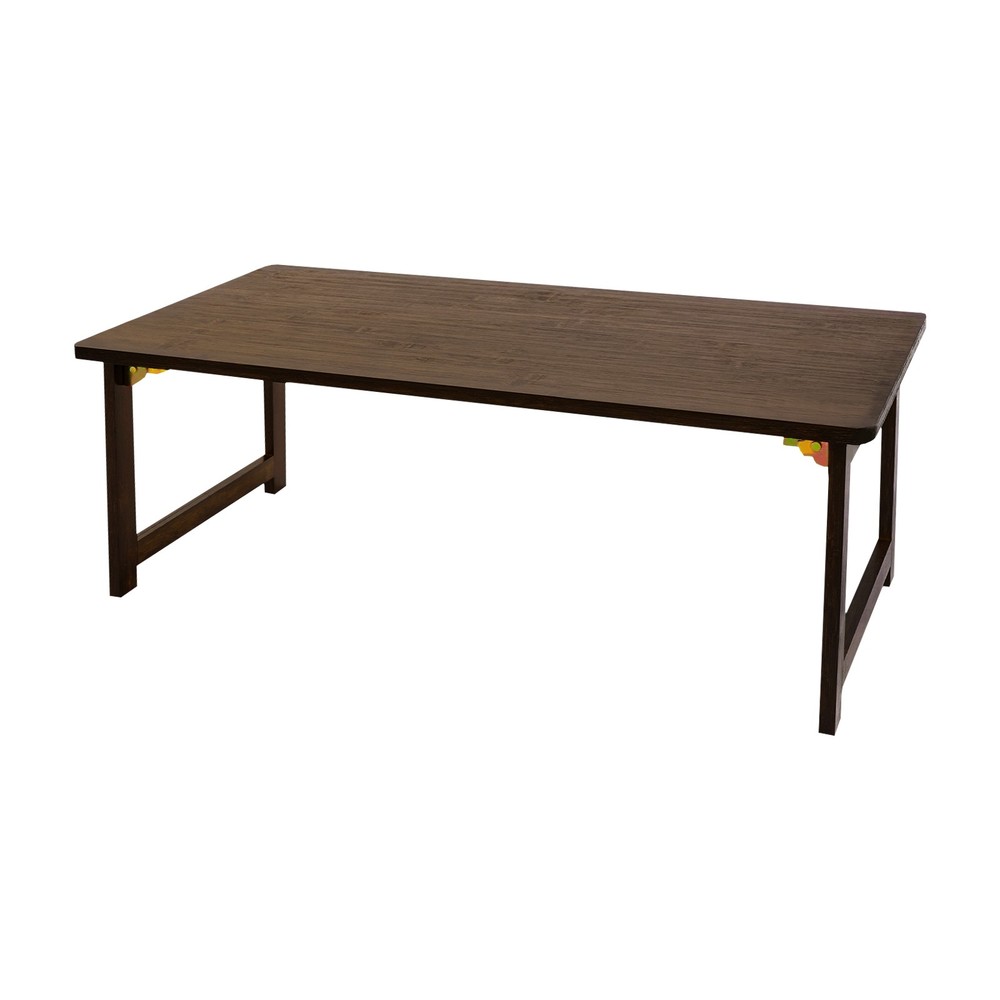 Bamboo Foldable Floor Coffee Table, Low Coffee Table, Floor Standing Table