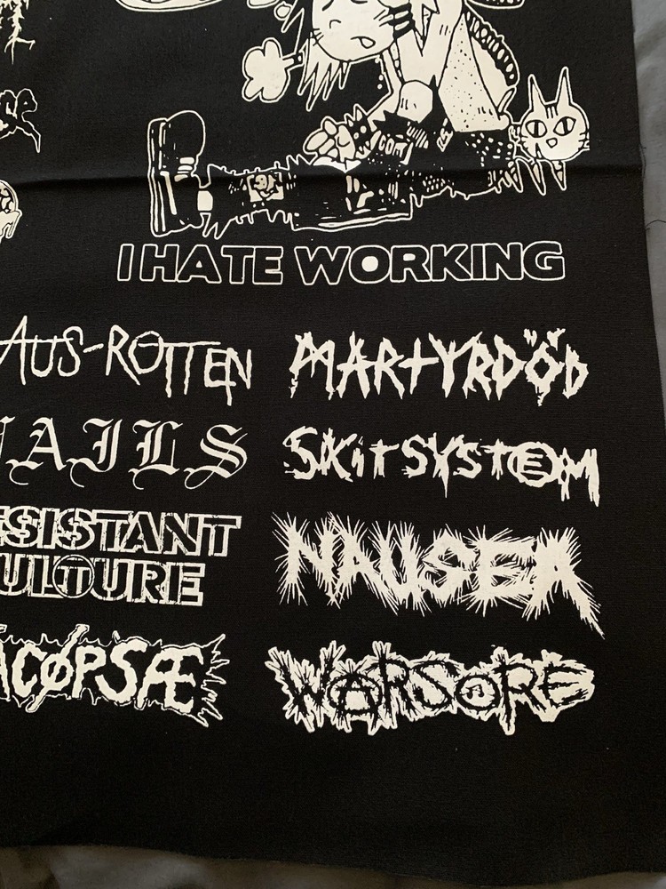 Crust Punk Patches Sheet