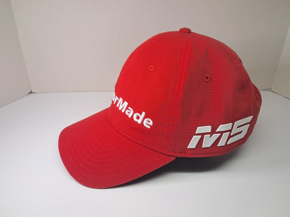 Taylormade M5 TP5 Strapback Hat/Cap Adjustable Red Golf