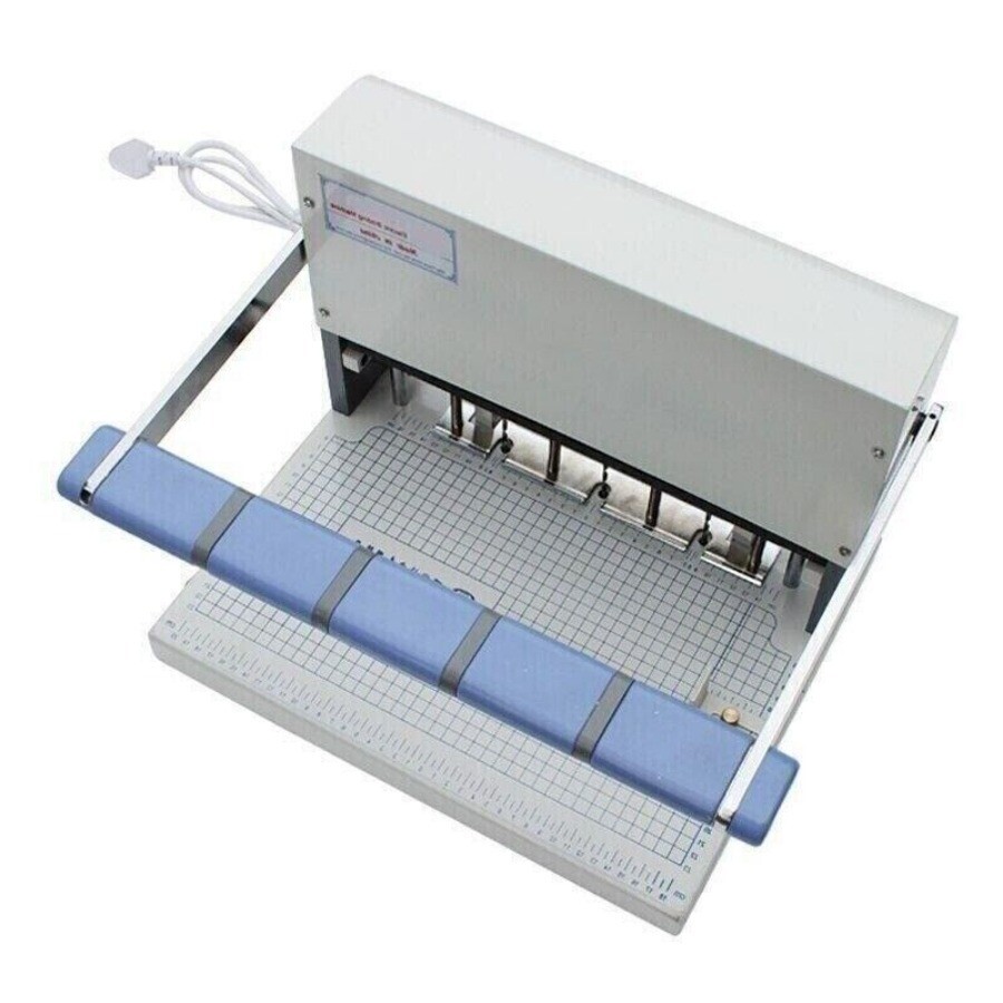 XD-S40 3 Hole Electric Punch Binding Machine Line Binding Machine Paper Cutter