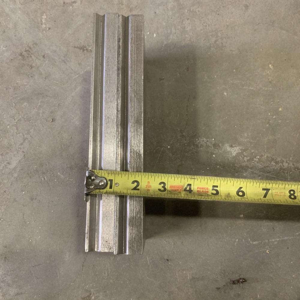 (2) 9.5” Double Sided Bottom V Dies Used Press Brake Tooling
