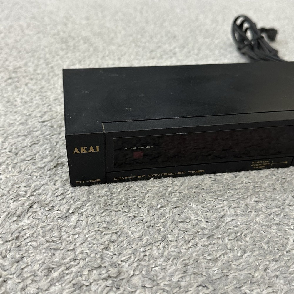 AKAI DT-128 Digital Audio Timer 1983 Tested Working