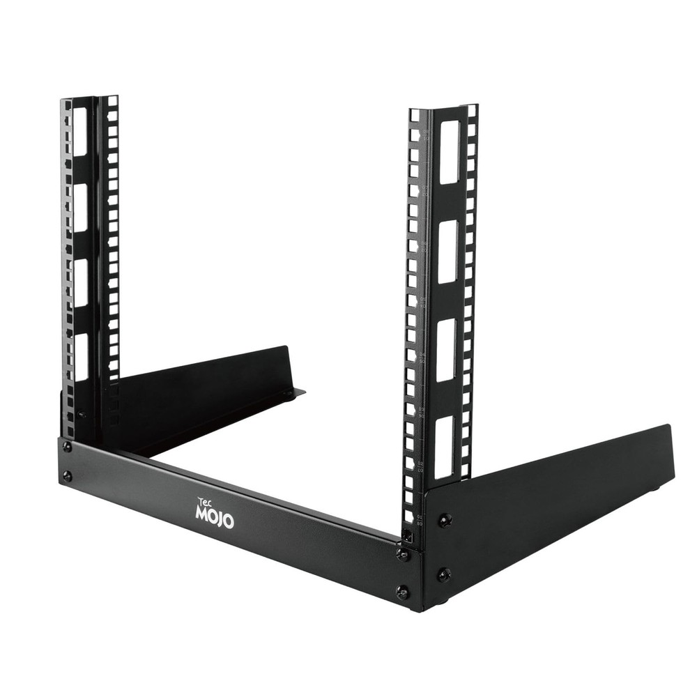 2 Post 8U Desktop Server Rack Small Open Frame Rack for 19in AV/Data/Audio/St...