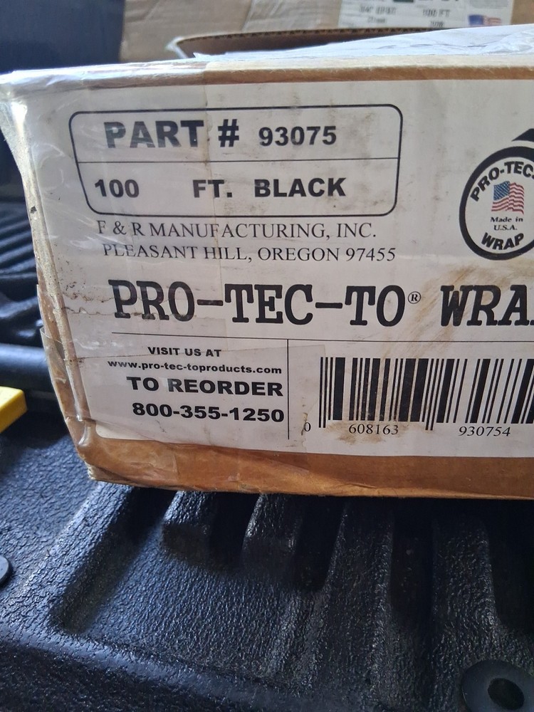Pro-Tec-To Wrap 93075 100Ft Black