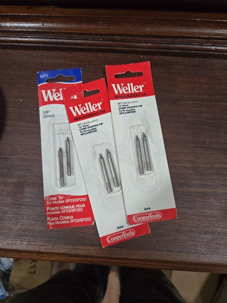 3 Weller Replacement Tips MT1