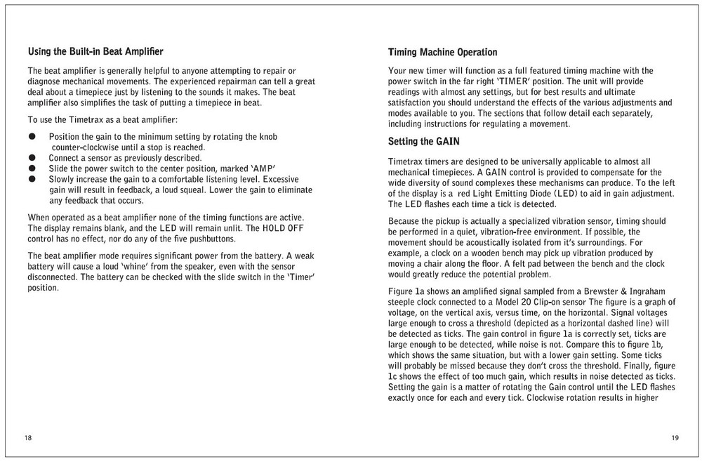 Timetrax 1000 Clock & Watch Timer w/ Built in Beat Amplifier