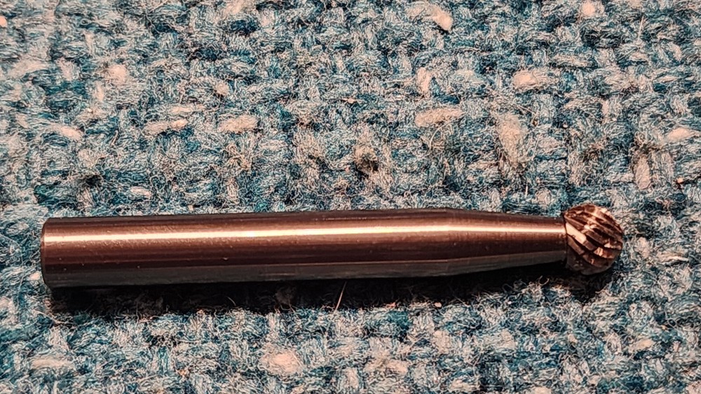 1- GW TOOL GROUP BIT, 67098 SD-1 Double Cut D/C Carbide Ball! Very Sharp!
