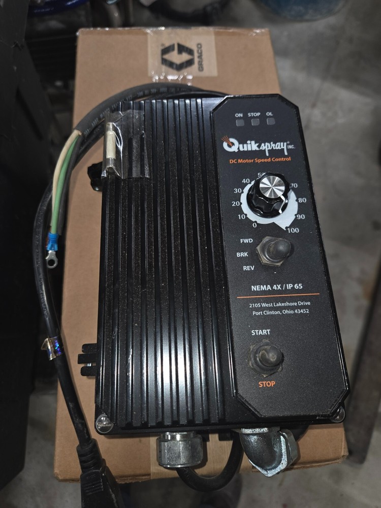 Quikspray Carrousel pump electrical box