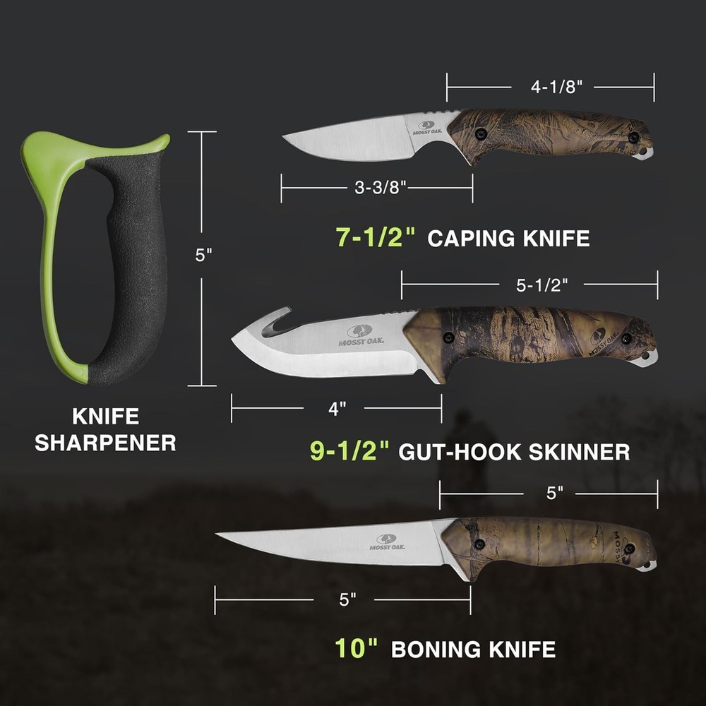8-Piece High-Quality Hunting Field Dressing Kit - Portable Game Processor Set