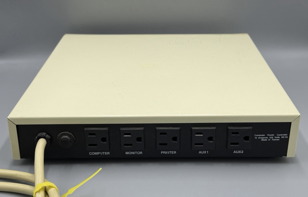 PC Concepts Model PC-006 Power Tap 8501 Surge Protector 5 Plug