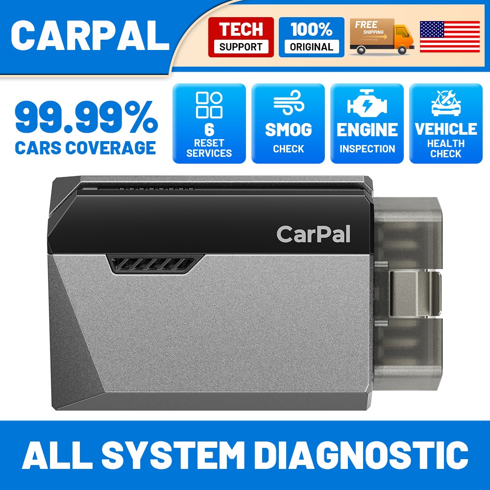 TOPDON Carpal-E Wireless OBD2 Scanner Scan Tool All System 6 Resets Battery Test