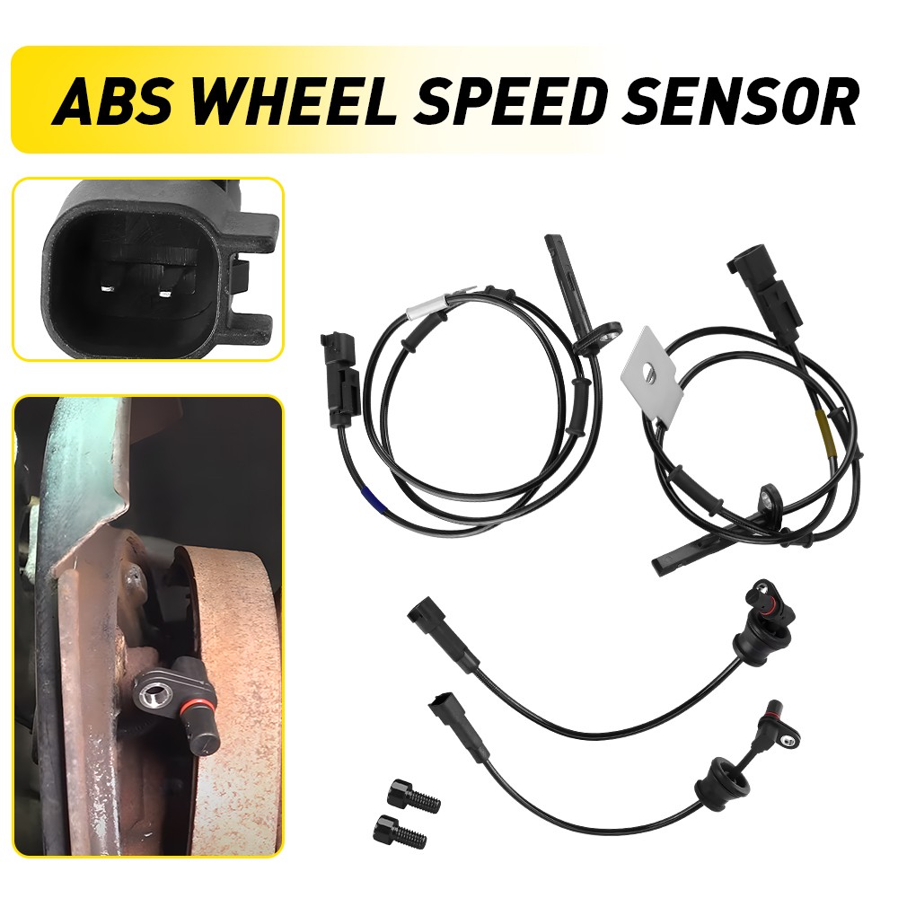 4X Front Rear Left&Right ABS Wheel Speed Sensor for 2010-17 Equinox Chevrolet ER