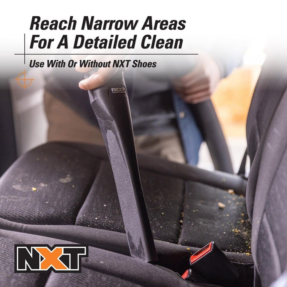 RIDGID 2-1/2 in. NXT Max Crevice Tool & Dusting Brush for Wet/Dry Vacs MAX2531