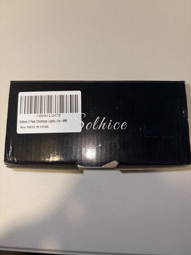Solhice 2 Pack Christmas Lights With Remote Control