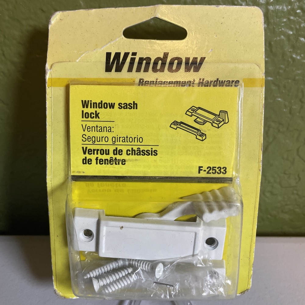 Prime Line Window Sash Lock & Keeper F-2533 - Window Replacement Hardware