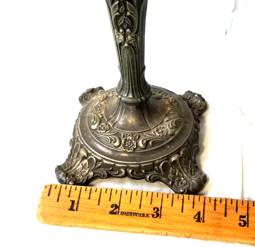 Vintage Candelabra Wm Rogers & Son Convertible Silver Plate Candlestick Holder