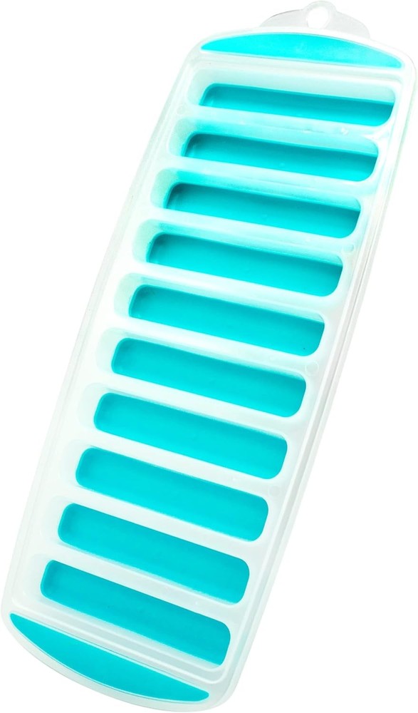 Resble Silicone and Plastic Water Bottle Ice Cube Sti Tray,