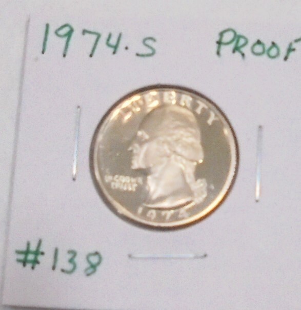 1974 s Proof Washington Quarter From a Proof Set #151
